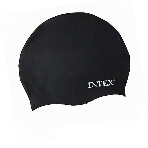 Шапочка для плавания Intex 55991 Силикон 1 размер Чёрный