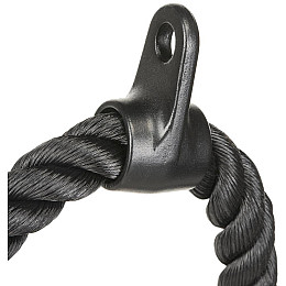 Канат для тяги Gymtek 70 см Чорний