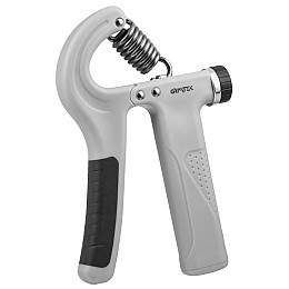 Еспандер регульований Gymtek 10-100 кг з лічильником сірий