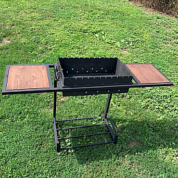 Мангал ЖарОК 145х40х90 см Чорний (1657385471)