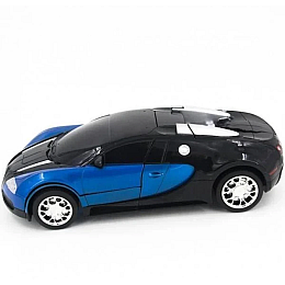 Радиоуправляемая машинка OPT-TOP Bugati робот с пультом 1:18 Robot Car синий (2086350965)