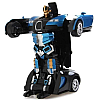 Радиоуправляемая машинка OPT-TOP Bugati робот с пультом 1:18 Robot Car синий (2086350965)