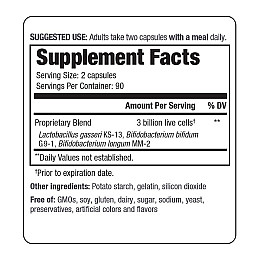 Пробіотик Kyolic Kyo-Dophilus Daily Probiotic 180 капсул