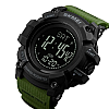 Cпортивные часы Skmei 1356 Compass с компасом ударопрочные Зеленый