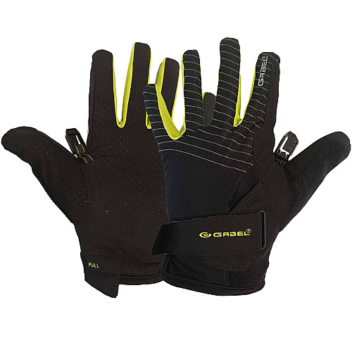 Перчатки для скандинавської ходьби Gabel NCS Gloves Long M Чорно-салатовий (8015011500408)