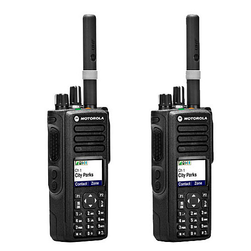 Радіостанція цифрова Motorola MotoTRBO DP4800e VHF AES-256 шифрування 2 штуки