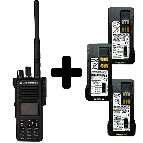 Радиостанция цифровая Motorola DP4800e VHF 3 аккумулятора IMPRES в комплекте