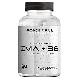 Тестостероновый бустер Powerful Progress ZMA+B6 90 Caps