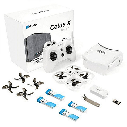 Квадрокоптер для гонок BETAFPV Cetus X FPV Kit 4 Акб Очки Кейс