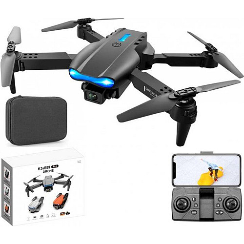 Квадрокоптер К3 E99 Pro – дрон з 4K камерою до 30 хв з кейсом Black (050454) Drone