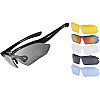 Спортивні окуляри RockBros Polarized UV400 з 5 лінзами Чорний