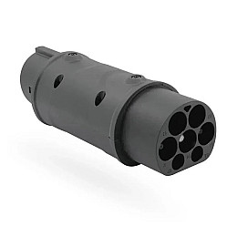 Переходник Type 2 J1772- Type 1 Bluefield Mennekes IEC 62196-2 Black 