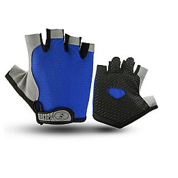 Велоперчатки без пальцев Rogtyo М Blue (635355214)