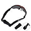 Очки спортивні RockBros Polarized UV400 5 лінз велосипедні Чорно-червоні (253326423)