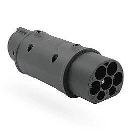 Адаптер Перехідник Type 2 - Type 1 Bluefield (J1772 – Mennekes IEC 62196-2) Чорний (34050567)