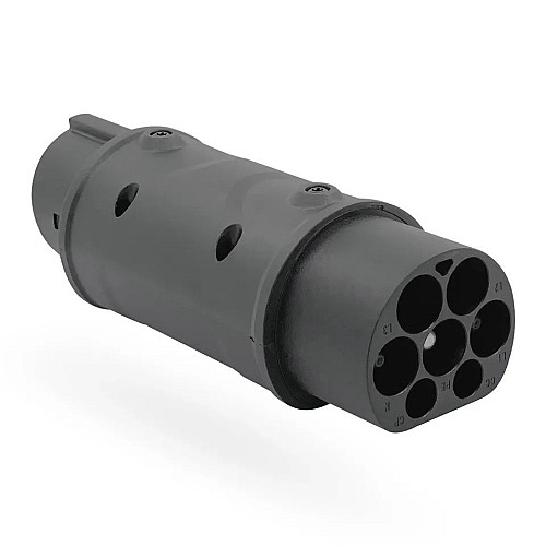 Адаптер Переходник Type 2 - Type 1 Bluefield (J1772 – Mennekes IEC 62196-2) Black (34050567)