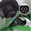 Адаптер Переходник Type 2 - Type 1 Bluefield (J1772 – Mennekes IEC 62196-2) Black (34050567)