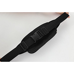 Сумка для бега на пояс з 2 карманами 22х10 см RunningBag Red (P050652)