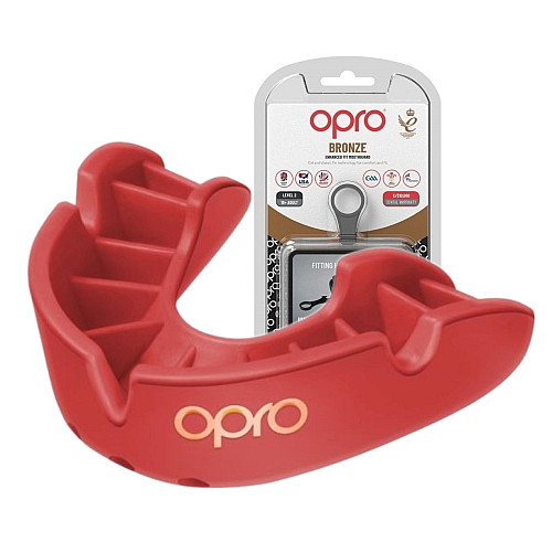 Капа Opro Bronze взрослая 11+ Red (102500002)