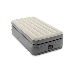 Надувна кровать Intex 152 х 203 х 51 см Сірий (101417)