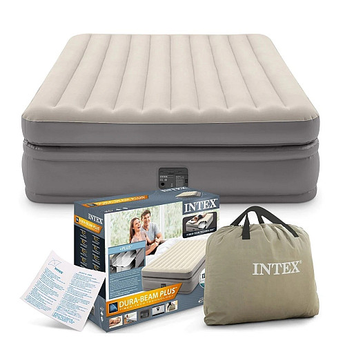Надувная кровать Intex 152 х 203 х 51 см Gray (101417)