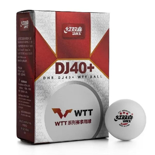 Мячи для настольного тенниса DHS ITTF WTT Ball 40+ мм 3*