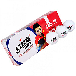 М'ячі для настільного тенісу DHS Cell-Free 40+ мм 1*