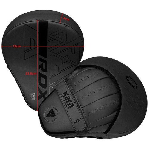 Лапы боксерские RDX F6 KARA Matte Black