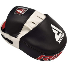 Лапы боксерские RDX T1 Curved White/Black