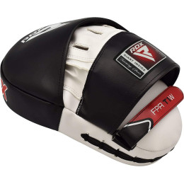 Лапы боксерские RDX T1 Curved White/Black