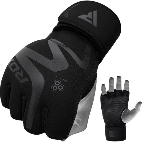 Неопренові рукавички RDX T15 Noir Inner Matte Black S