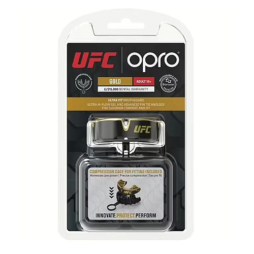 Капа Opro Gold UFC доросла 11+ Чорна/Золота (102516001)
