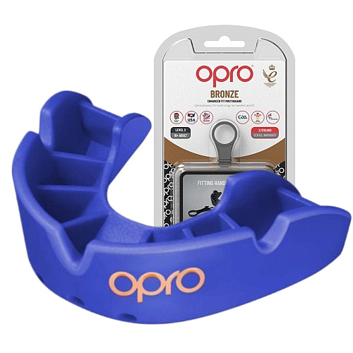 Капа Opro Bronze доросла 11+ Синя (102500002)