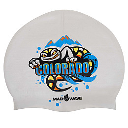 Шапочка для плавания MadWave COLORADO M055838 One Size Серебряный