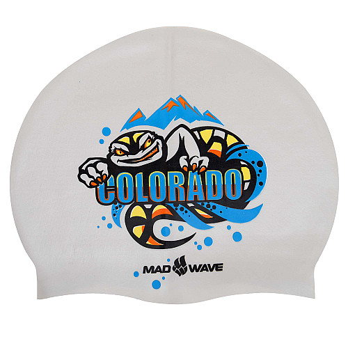 Шапочка для плавания MadWave COLORADO M055838 One Size Серебряный
