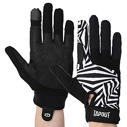 Перчатки спортивні Tapout SB168518 M чорний-білий