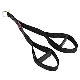 Канат для тяги на трицепс з подвійним хватом EZOUS F-10 SOFT TRICEP ROPE 73х5,5 см Чорний