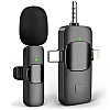 Бездротовий петличний мікрофон Savetek P29 3в1 Lightning+Type-C+miniJack Чорний (1213)