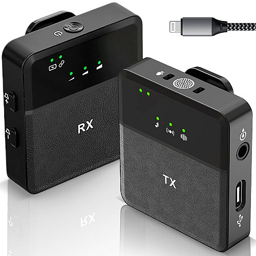 Беспроводная радиосистема с петличным микрофоном Savetek P36 Lightning для iPhone/iPad (1223)