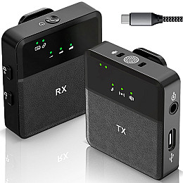 Беспроводная радиосистема с петличным микрофоном Savetek P36 Type-C