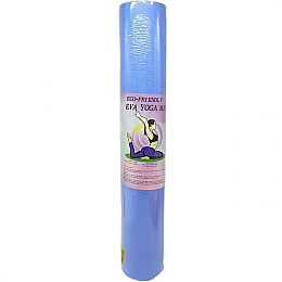 Коврик для йоги та фітнесу 173 х 61 см блакитний Mic (YM-0001)