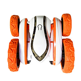 Машинка перевeртыш Stunt Car Storms на радиоуправлении White-Orange