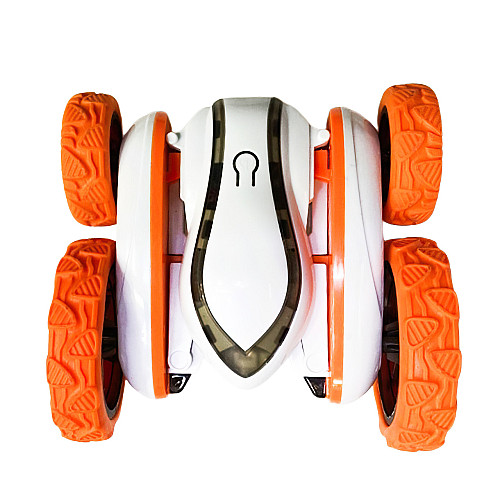 Машинка перевeртыш Stunt Car Storms на радиоуправлении White-Orange