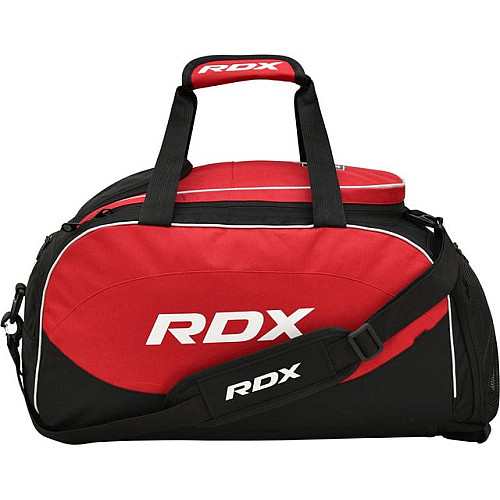 Спортивная сумка RDX R1 Duffel Bag with Backpack Straps 29х30х58 см Black/Red