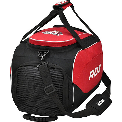 Спортивная сумка RDX R1 Duffel Bag with Backpack Straps 29х30х58 см Black/Red