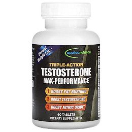 Комплексний тестостероновий препарат Applied Nutrition Triple-Action Testosterone Max-Performance 60 Tabs