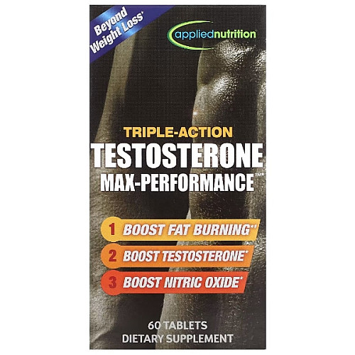 Комплексний тестостероновий препарат Applied Nutrition Triple-Action Testosterone Max-Performance 60 Tabs