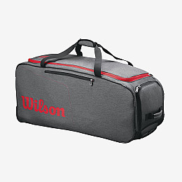 Теннисные сумки Wilson Traveler Wheeled Coach Duffel SS18 WRZ847894 84x38x38 см Серо-красный
