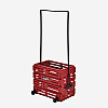 Корзина для тенниса Unique Ballport Deluxe-long Handles 80 Красный