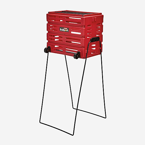 Корзина для тенниса Unique Ballport Deluxe-long Handles 80 Красный